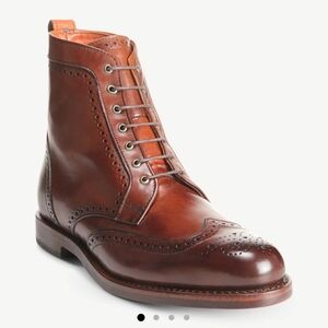 Allen Edmonds Dalton Wingtip Dress Boot In Chili Size 9